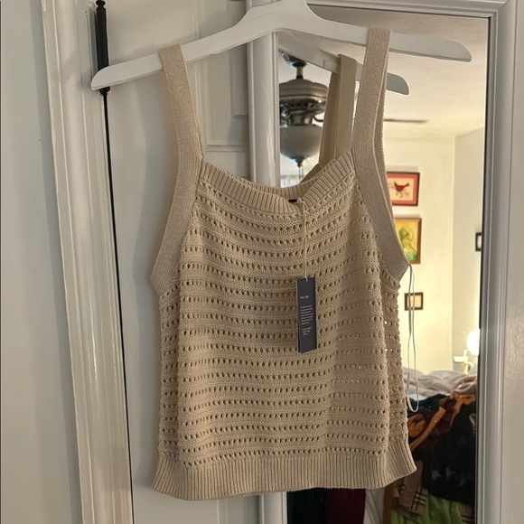 Universal Thread Cream Knit Tank Top - Picture 1 of 2
